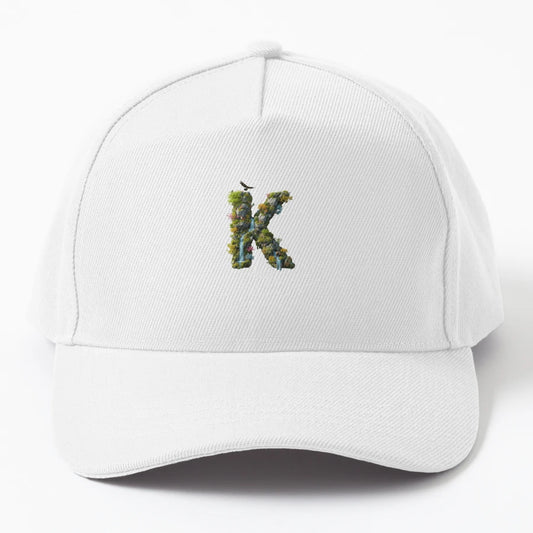 Capital Letter K Spring OTTO Dad Hat - Structured Premium - Snapback, Trucker Hat, Dad Hat, Denim Baseball Cap